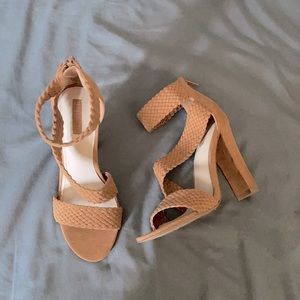 Cute Sexy heeled Tan/brown Sandals